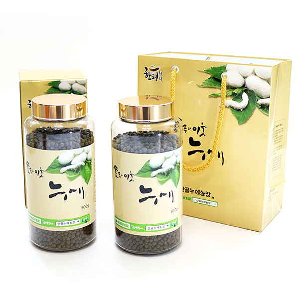 산골누에농장 숲속의이웃 동결건조 5령3일 누에환 500g